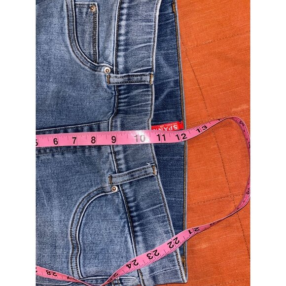 Spanx Blue High-Rise Skinny Stretch Women's Jeans Size Medium - Picture 7 of 9